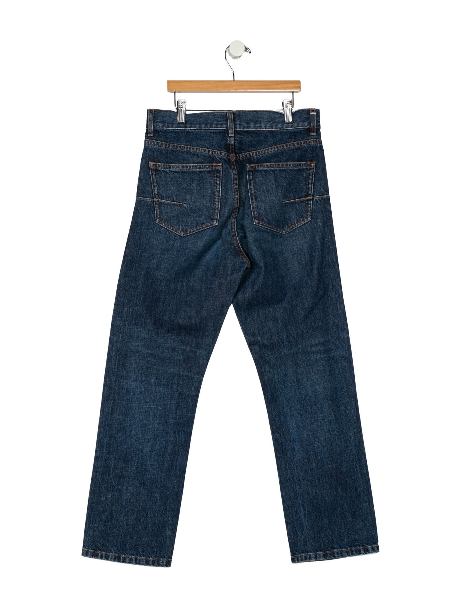 Christian Dior Mid-Rise Straight Leg Jeans