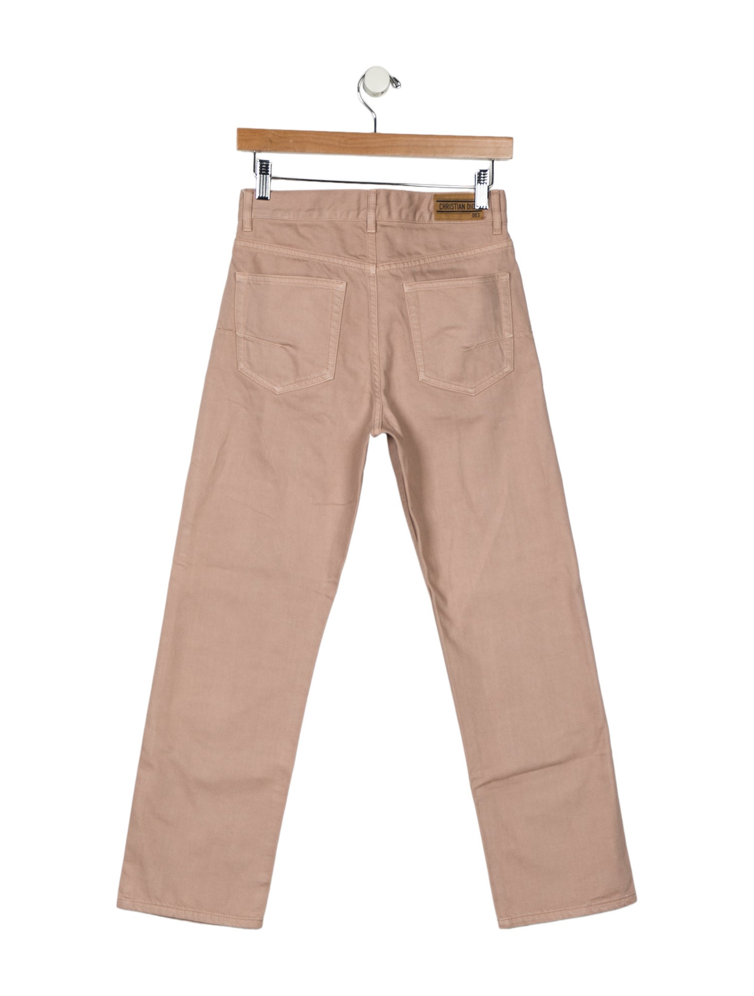 Christian Dior Mid-Rise Straight Leg Jeans