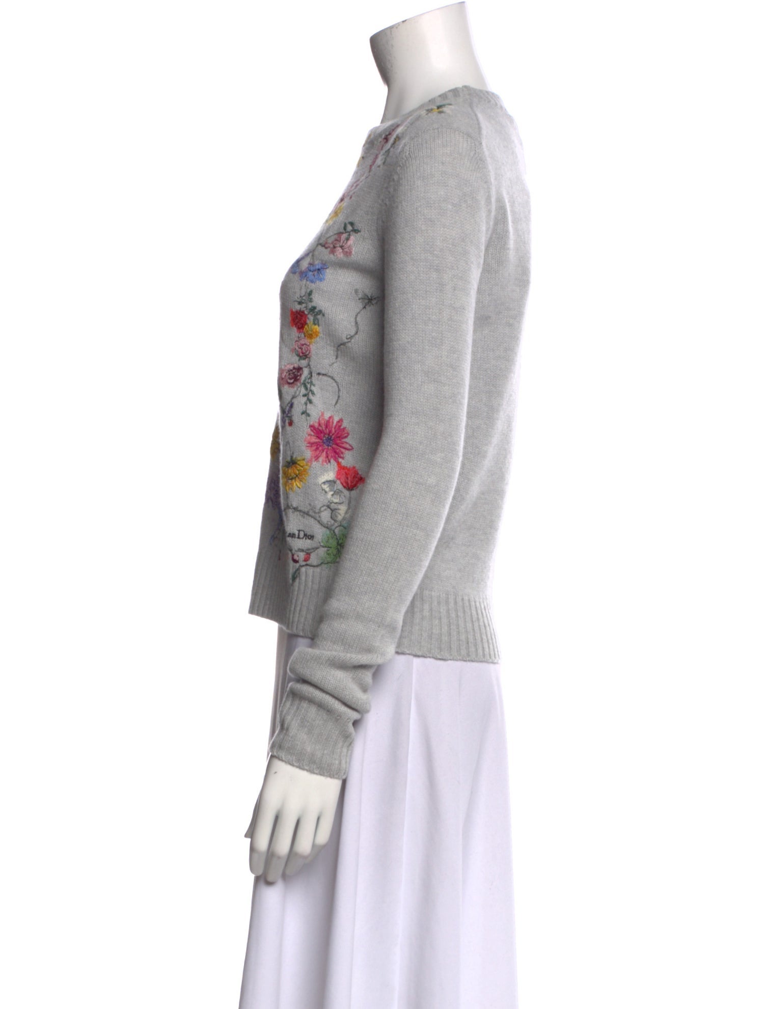Christian Dior Cashmere Printed Sweater w/ Tags