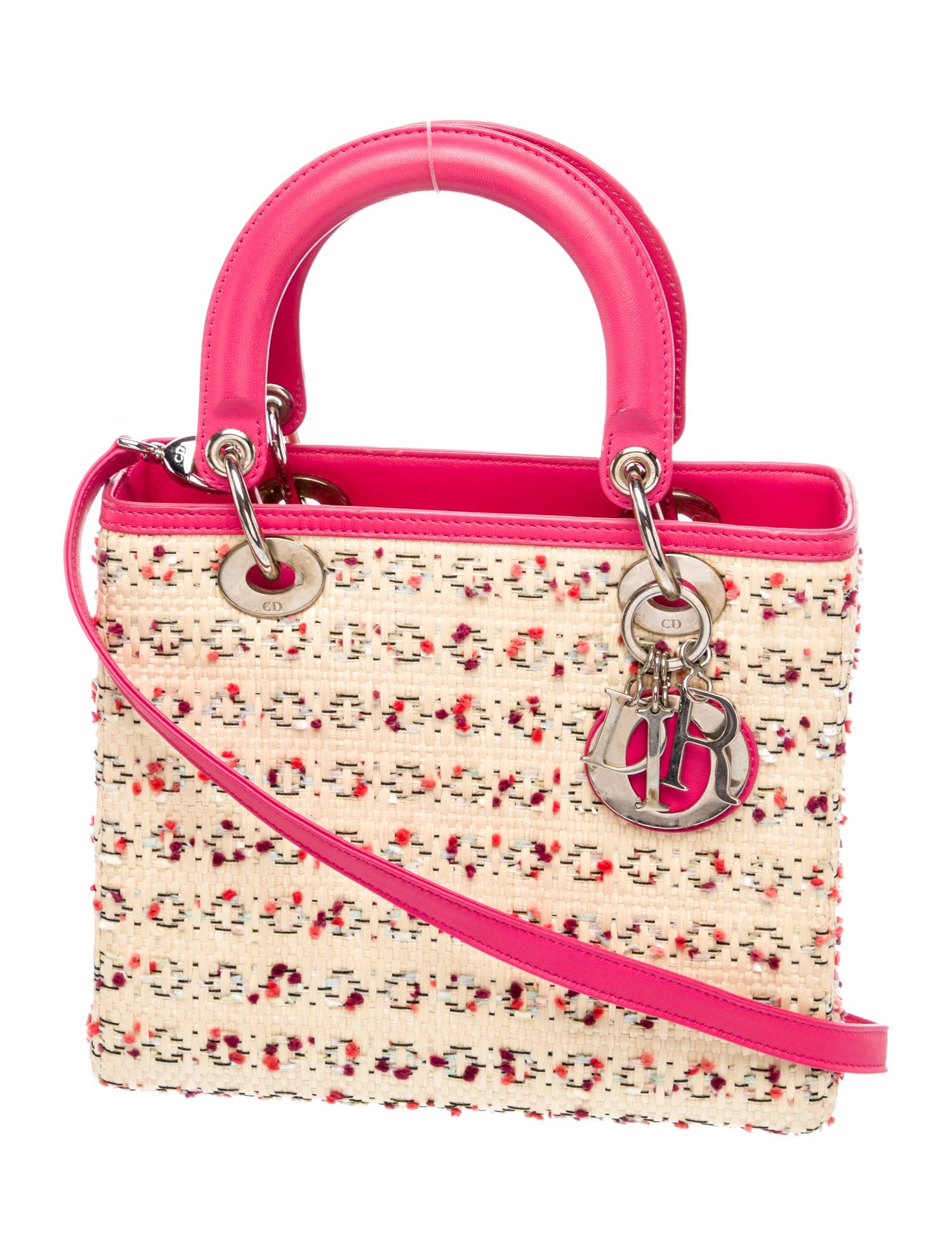 Christian Dior Tweed Lady Dior Medium