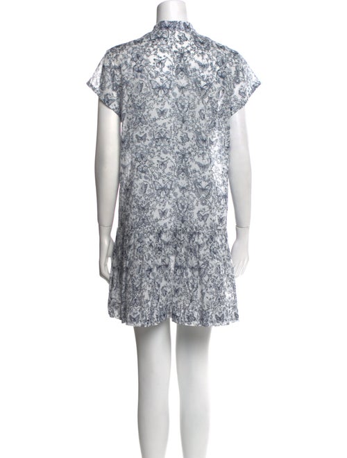 Christian Dior Floral Print Mini Dress