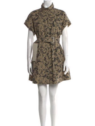 Christian Dior Printed Mini Dress