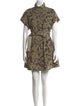 Christian Dior Printed Mini Dress