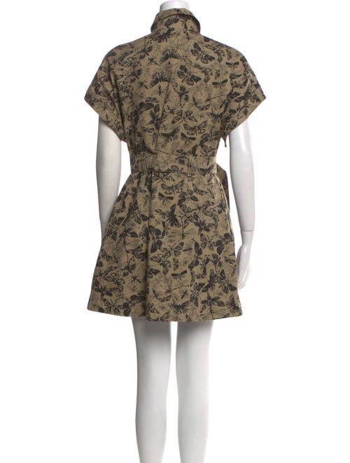 Christian Dior Printed Mini Dress