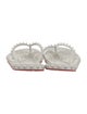 Christian Dior Rubber Studded Accents Flip Flops