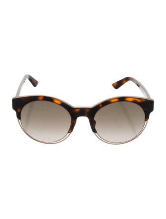 Christian Dior Round Gradient Sunglasses
