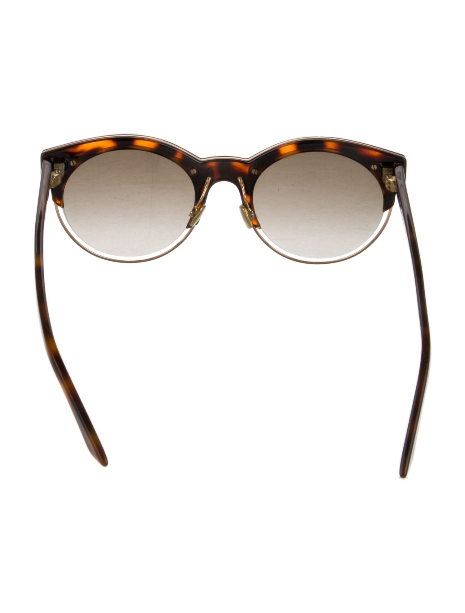 Christian Dior Round Gradient Sunglasses