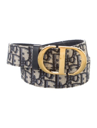 Christian Dior 30 Montaigne Reversible Oblique Jacquard Belt