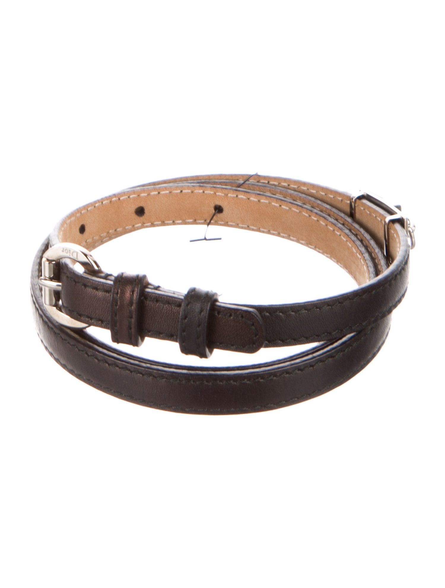 Christian Dior Skinny Leather Waist Belt