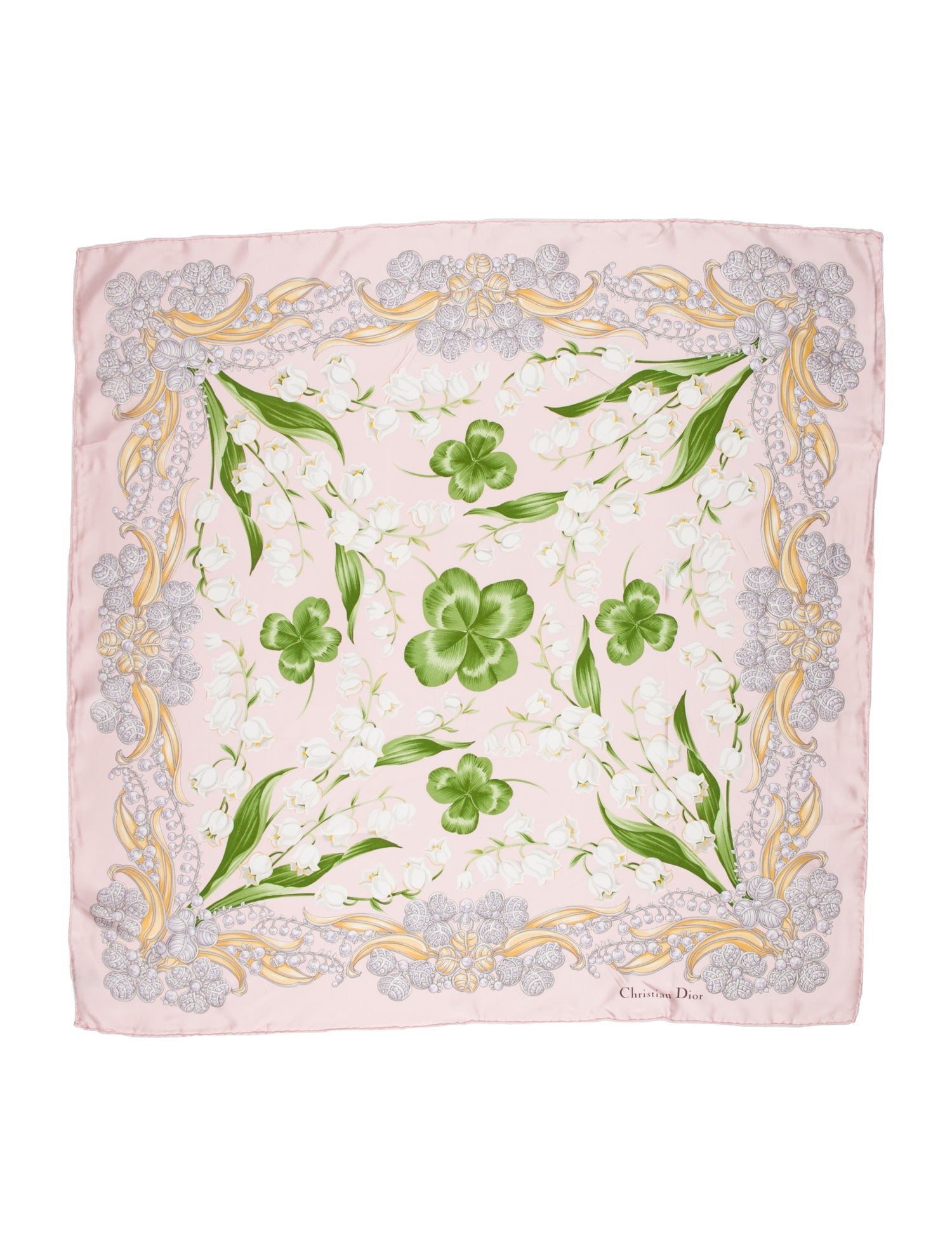 Christian Dior Silk Printed Scarf