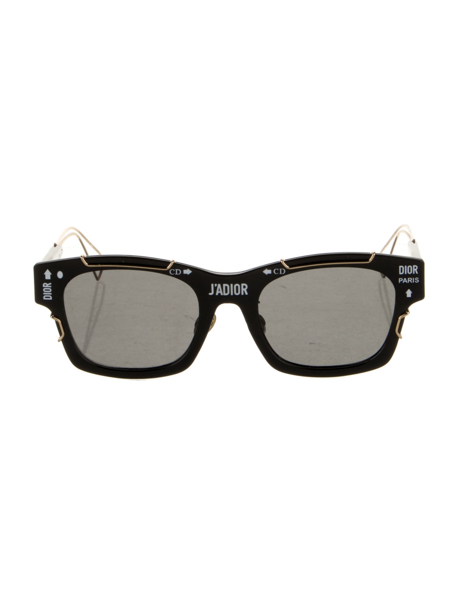 Christian Dior Wayfarer Tinted Sunglasses