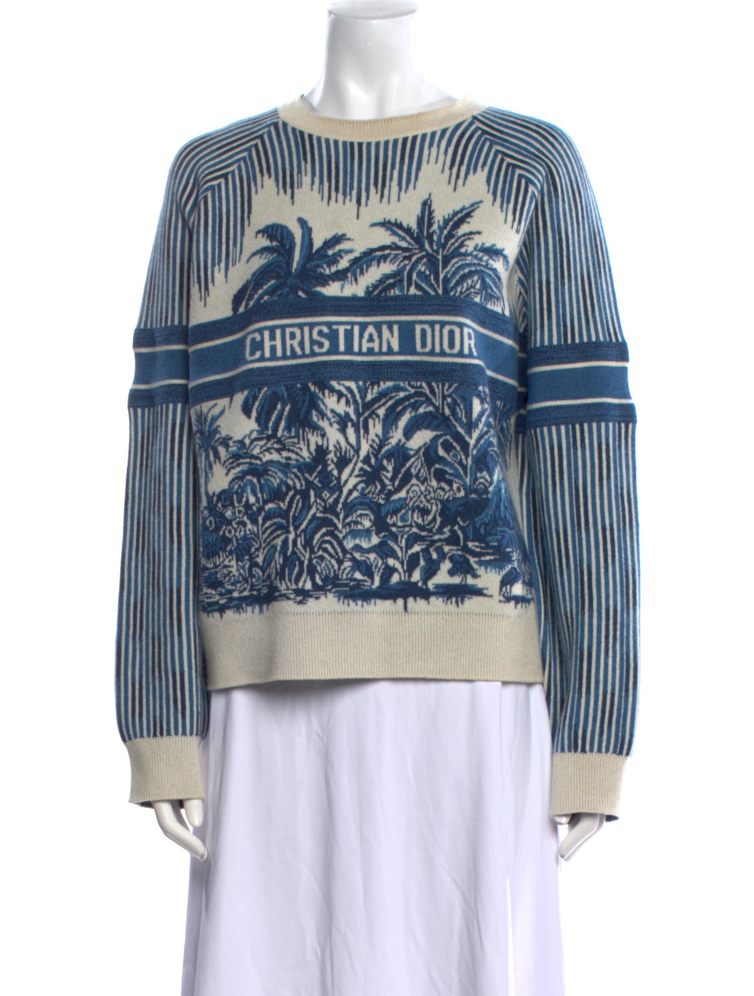 Christian Dior Cashmere Printed Sweater