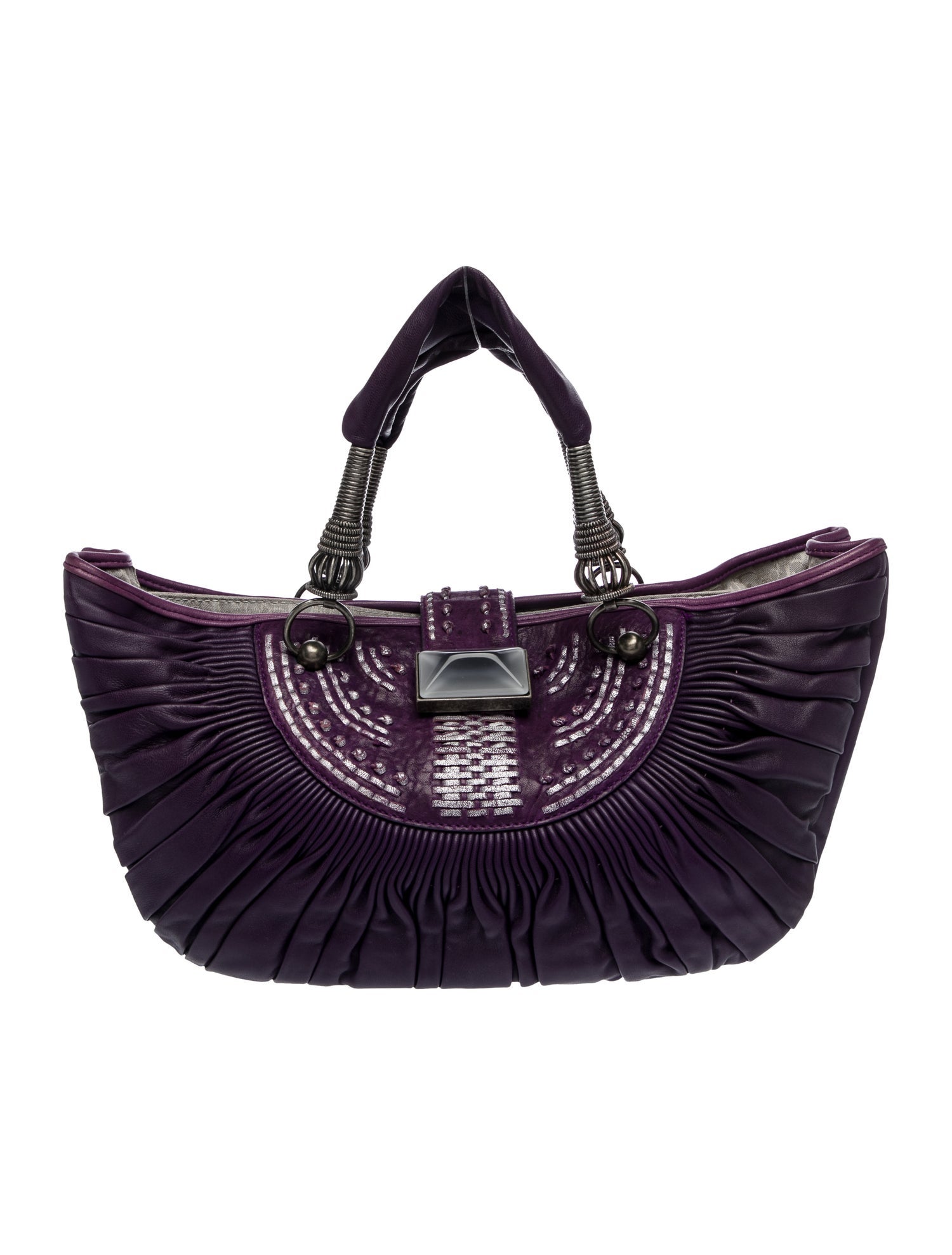 Christian Dior Leather Top Handle Bag Vintage