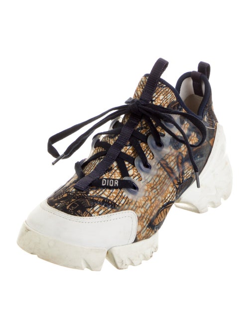 Christian Dior Neoprene Printed Chunky Sneakers