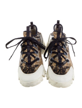 Christian Dior Neoprene Printed Chunky Sneakers