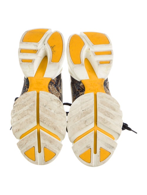 Christian Dior Neoprene Printed Chunky Sneakers
