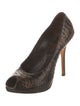 Christian Dior Snakeskin Animal Print Pumps
