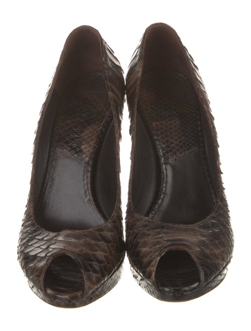 Christian Dior Snakeskin Animal Print Pumps