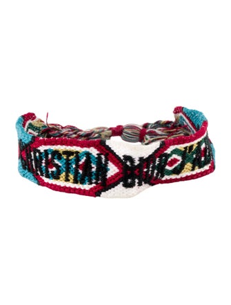 Christian Dior J'adior Woven Friendship Wrap Bracelet