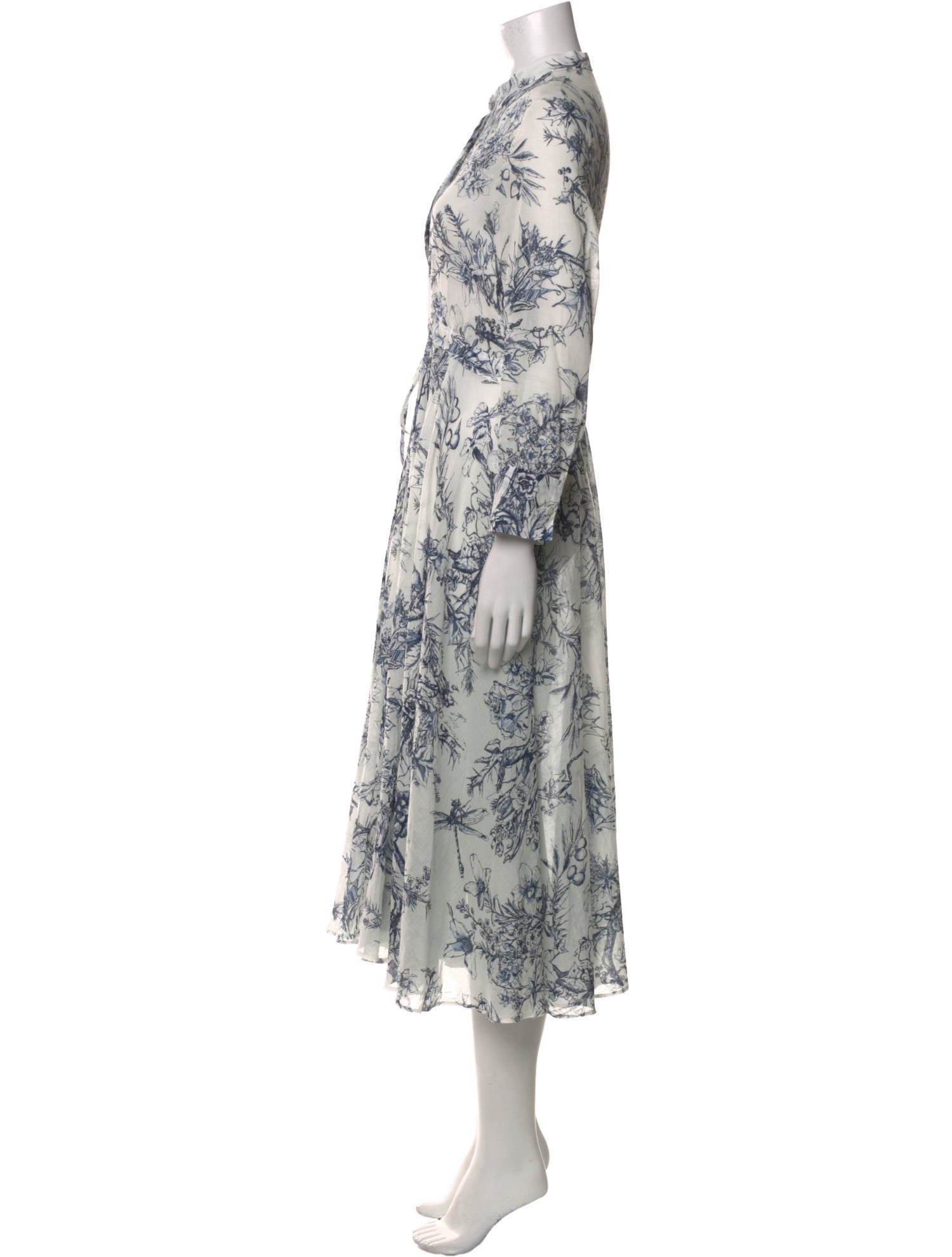 Christian Dior Floral Print Long Dress