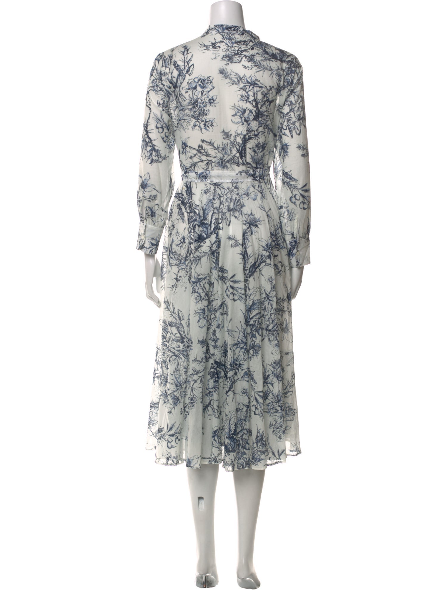 Christian Dior Floral Print Long Dress