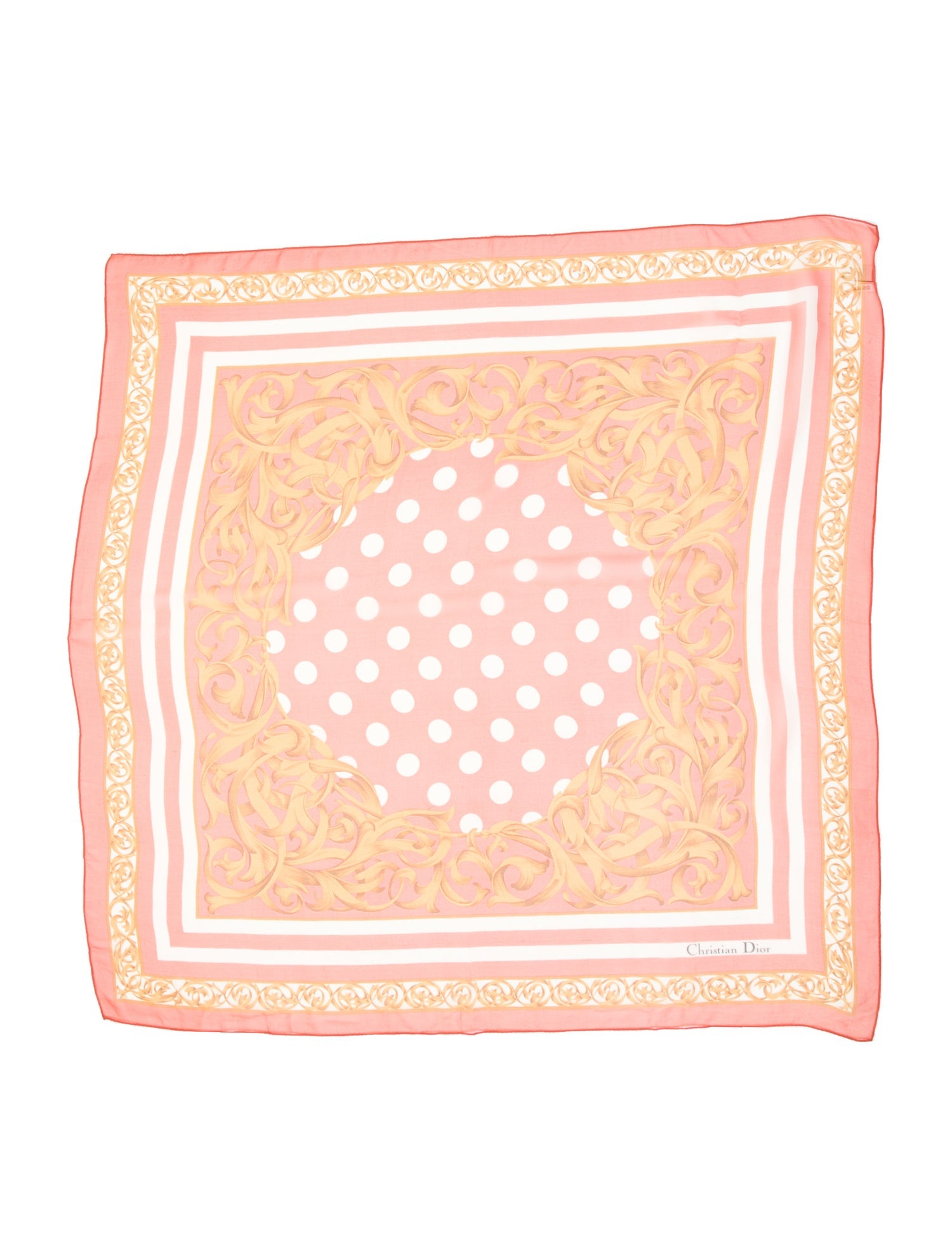 Christian Dior Silk Printed Scarf