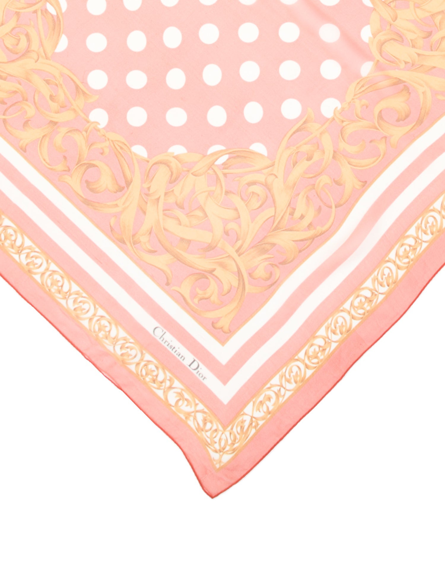 Christian Dior Silk Printed Scarf