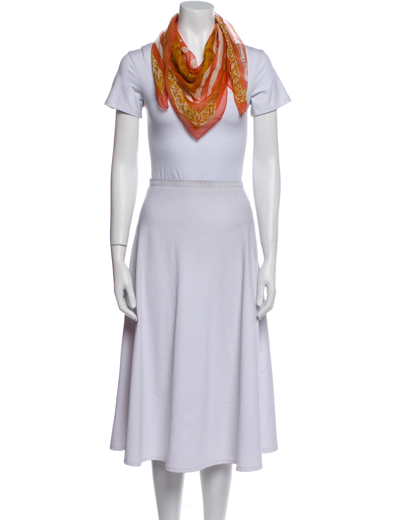 Christian Dior Silk Printed Scarf