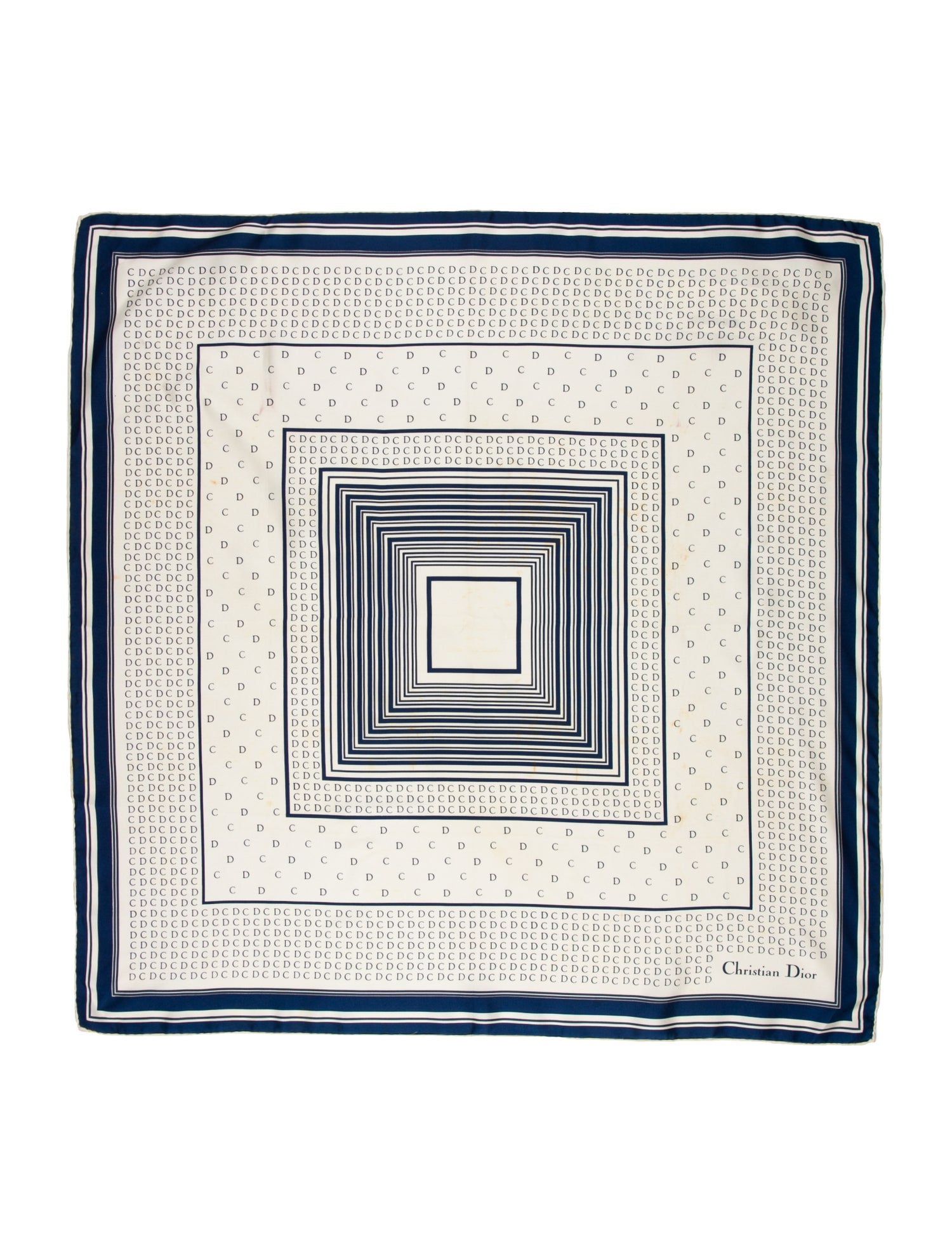 Christian Dior Silk Printed Scarf