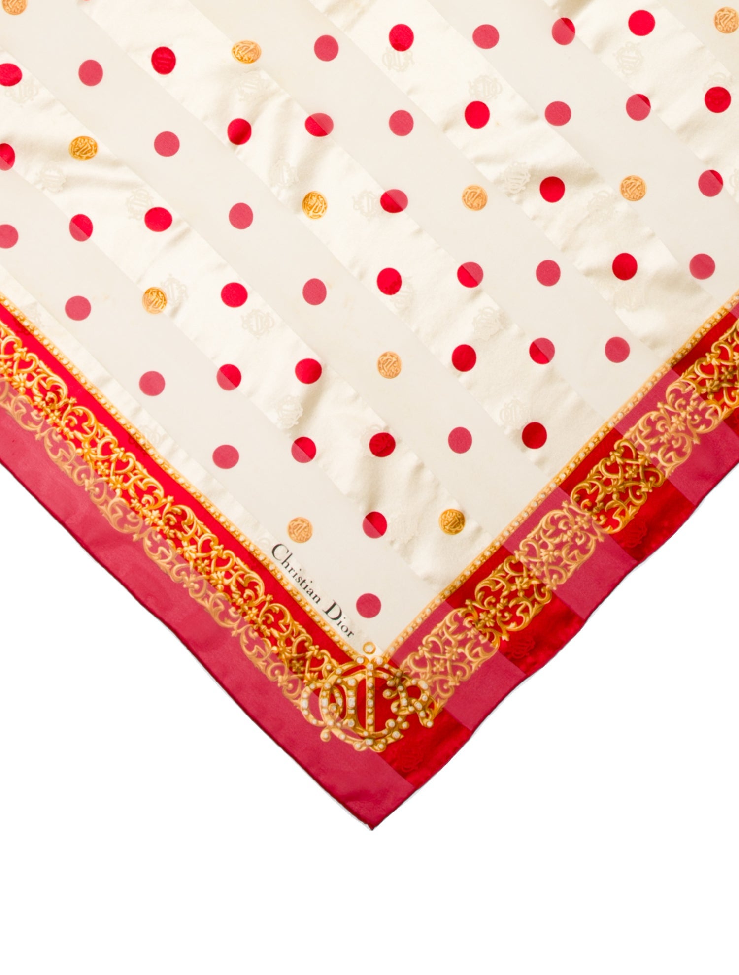 Christian Dior Silk Vintage Scarf