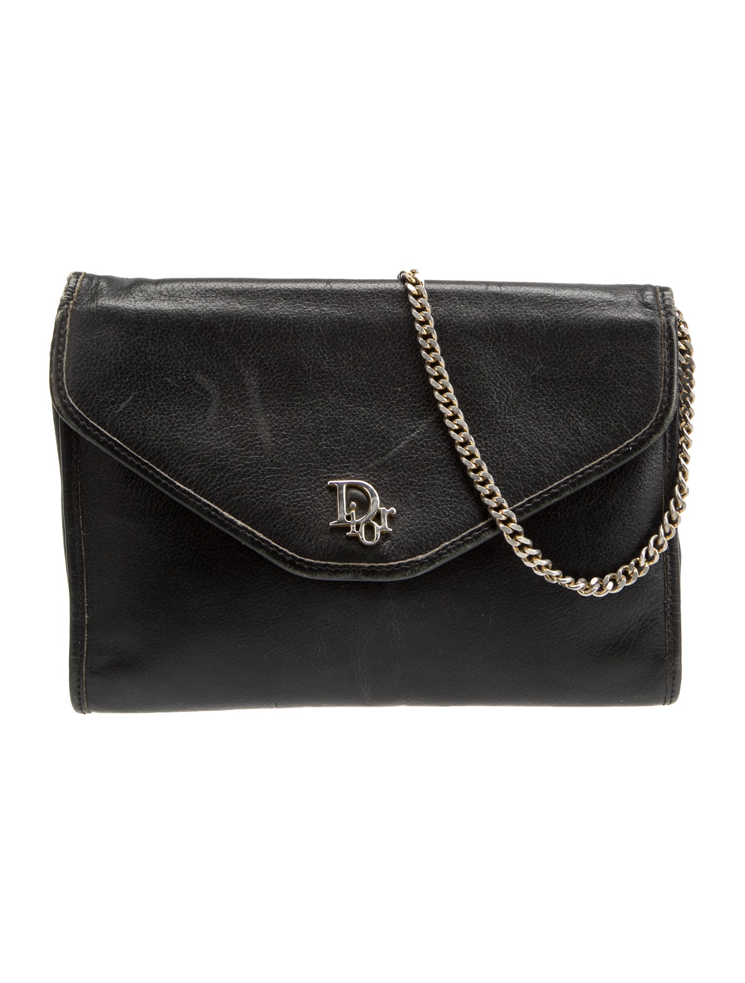 Christian Dior Leather Shoulder Bag Vintage