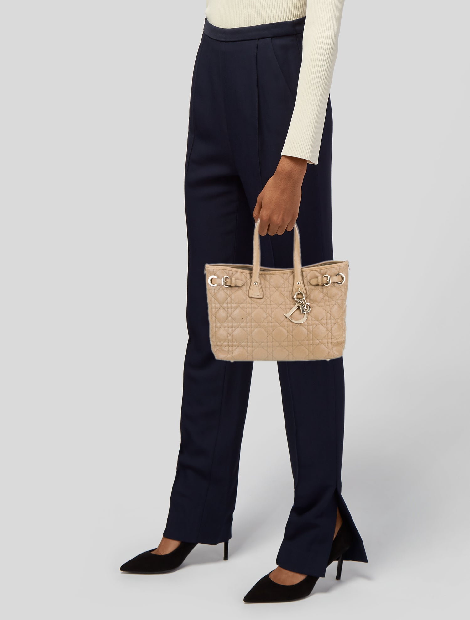 Christian Dior Cannage Tote Small