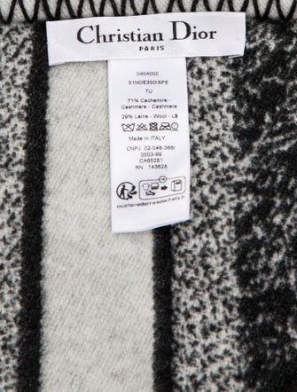 Christian Dior Toile de Jouy Scotland Throw Blanket