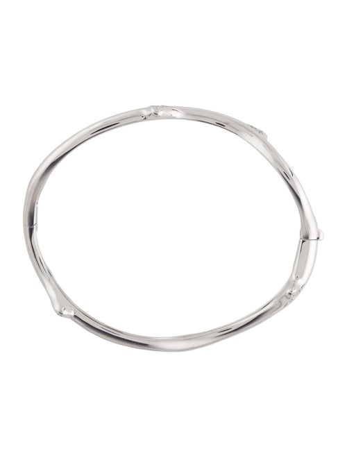 Christian Dior 18K Diamond Bois de Rose Bangle