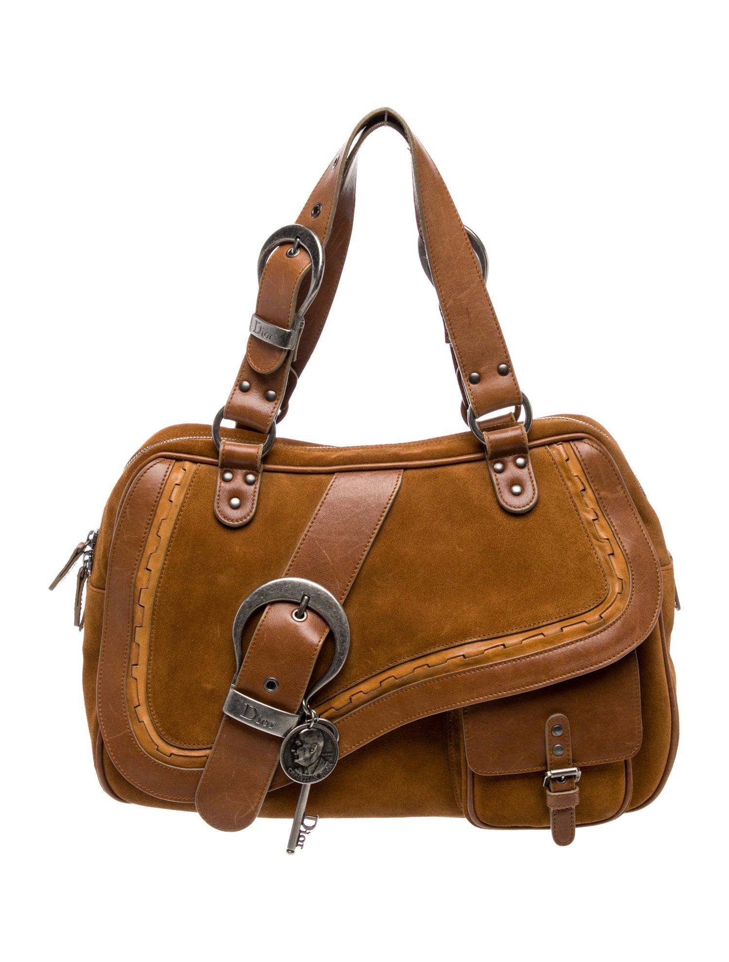 Christian Dior Leather Gaucho Saddle Vintage