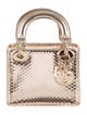 Christian Dior Mini Python Lady Dior Bag