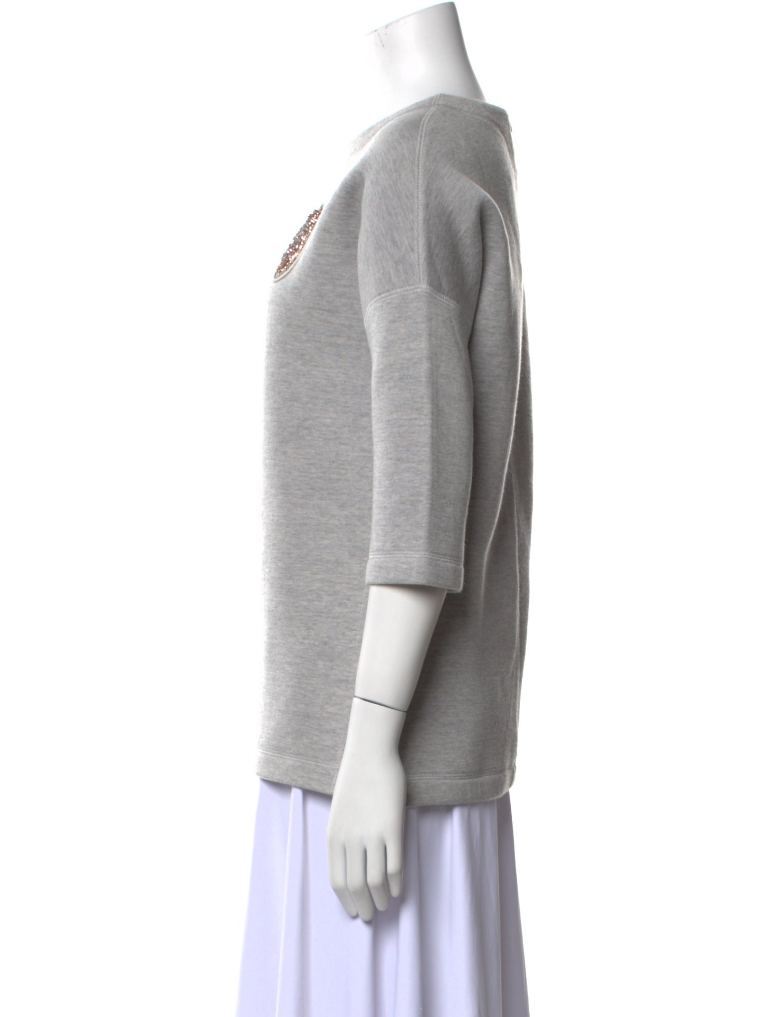 Christian Dior Virgin Wool Crew Neck Sweatshirt