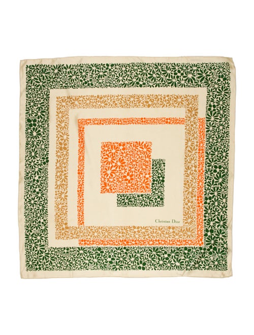 Christian Dior Silk Printed Scarf