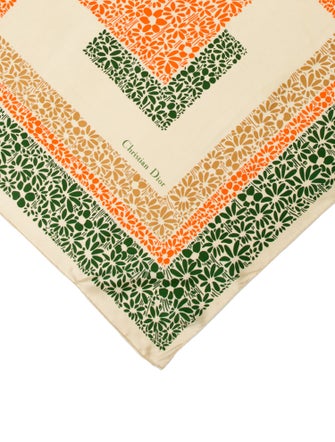 Christian Dior Silk Printed Scarf