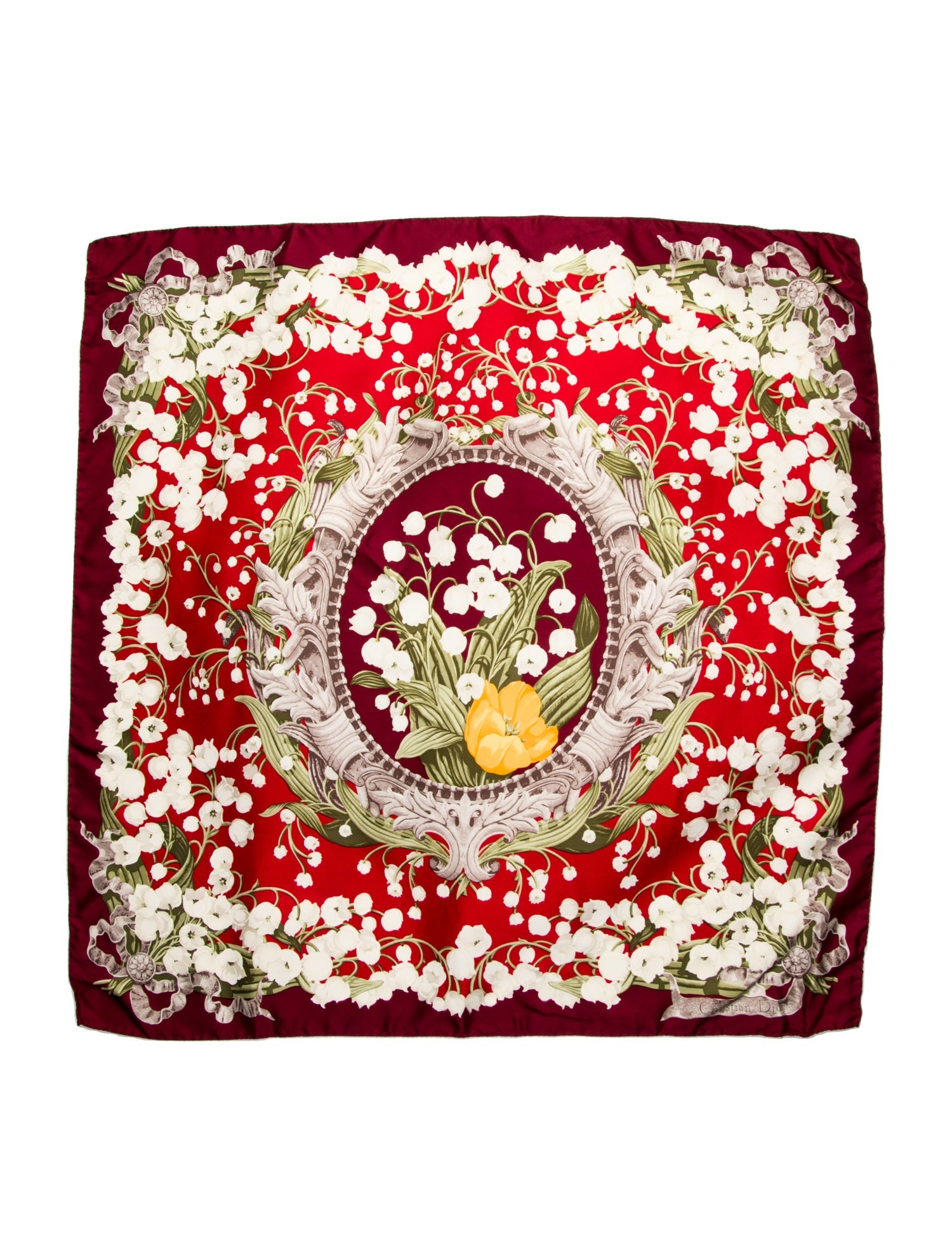 Christian Dior Silk Printed Scarf