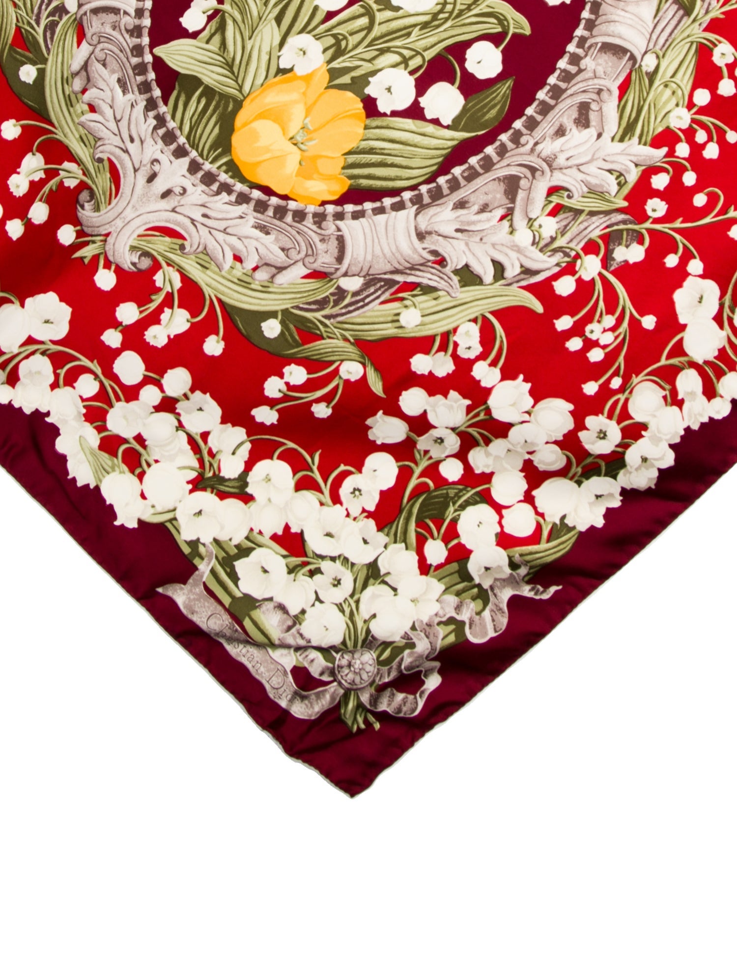 Christian Dior Silk Printed Scarf