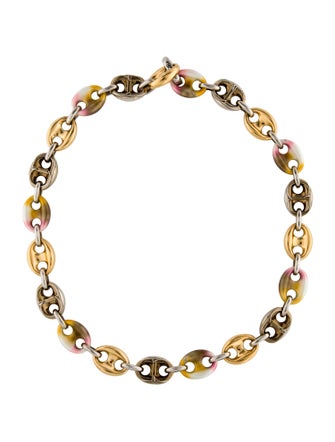 Christian Dior Enamel Choker Necklace