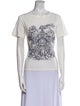 Christian Dior Graphic Print Crew Neck T-Shirt