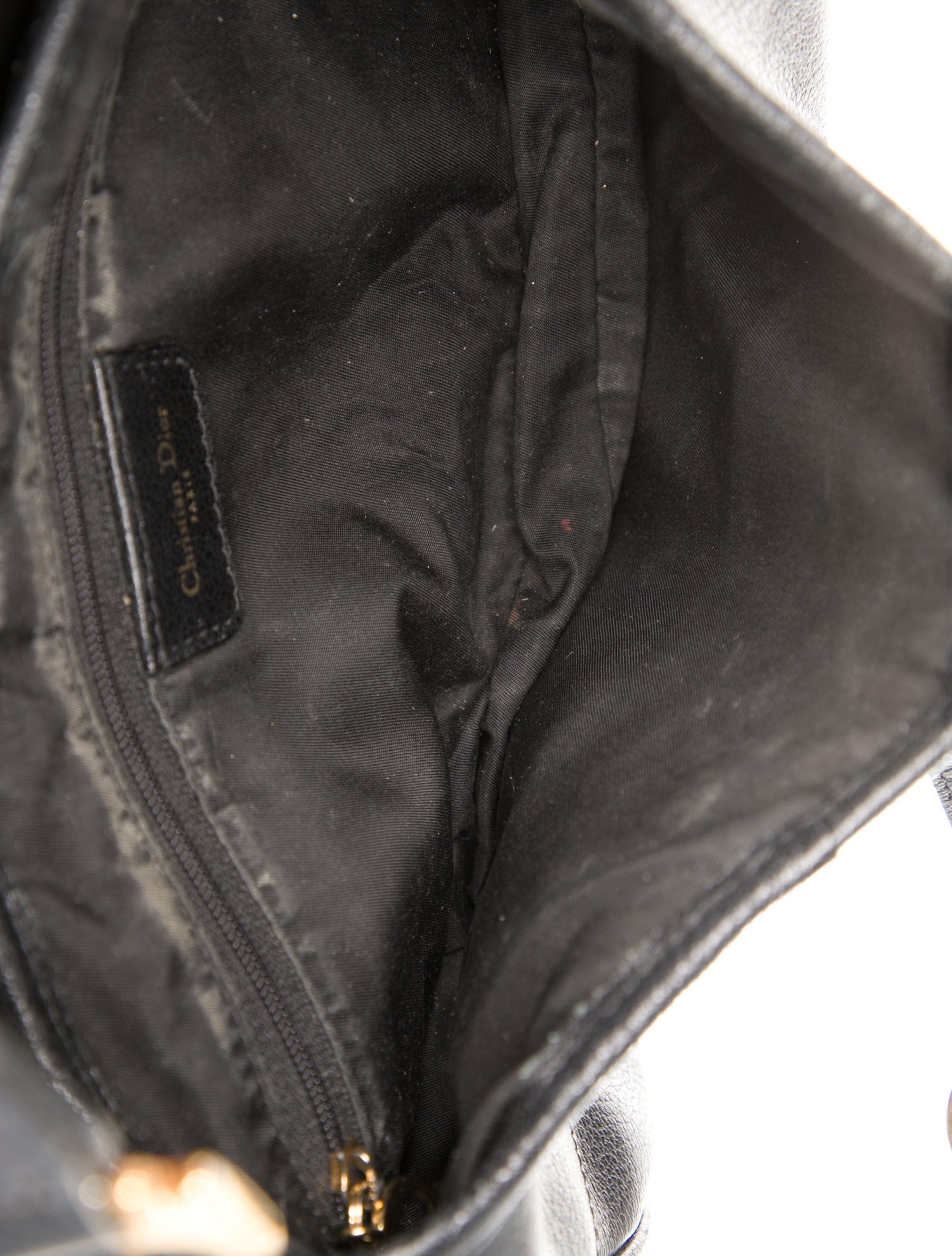 Christian Dior Leather Saddle