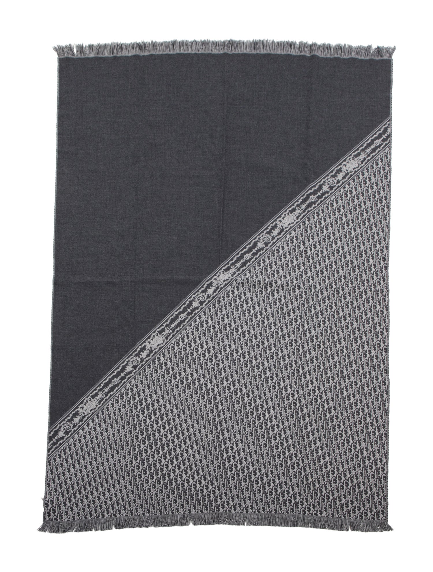 Christian Dior Oblique Throw Blanket