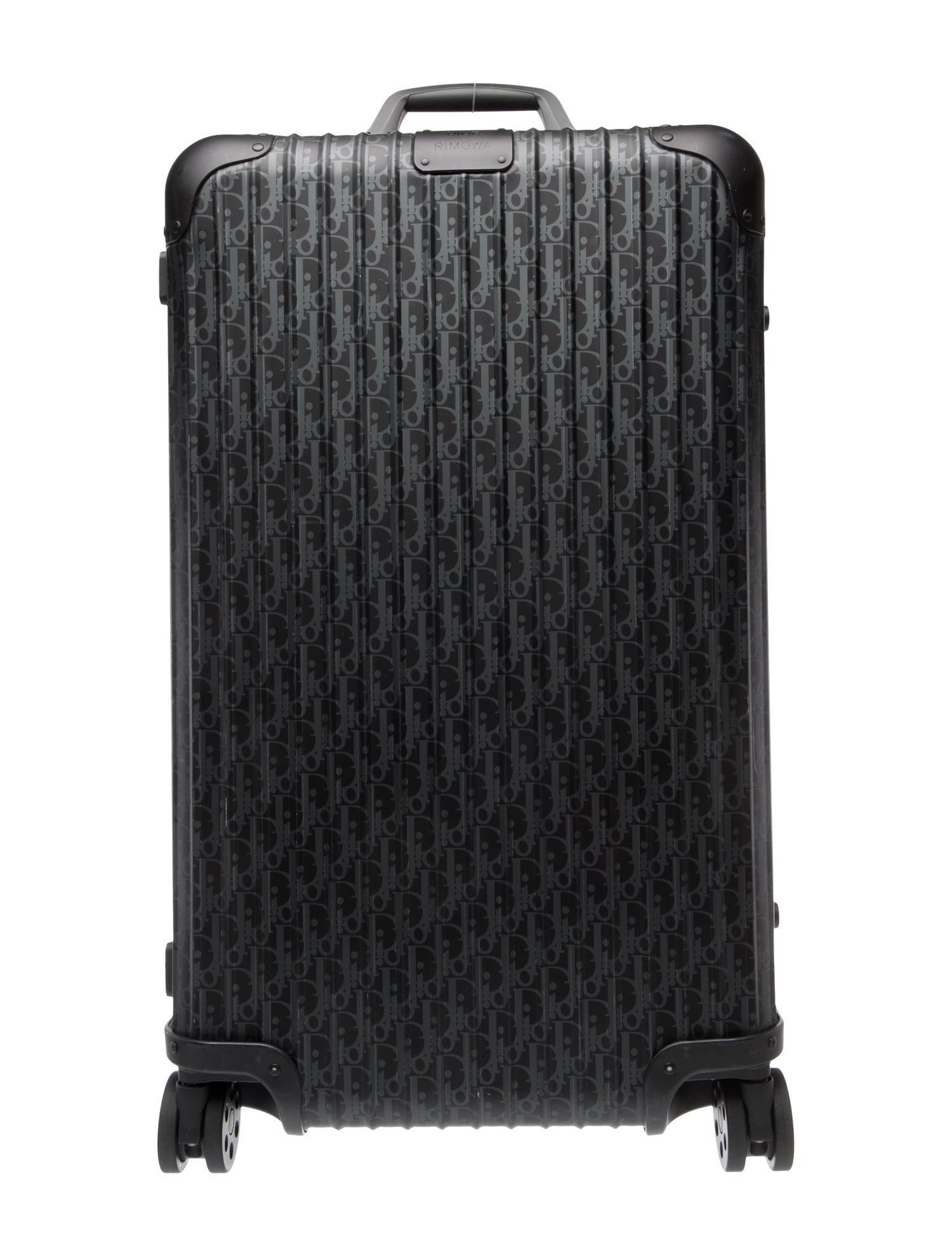 Dior x Rimowa Oblique Aluminum Carry-On Suitcase