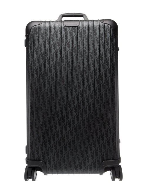 Dior x Rimowa Oblique Aluminum Carry-On Suitcase