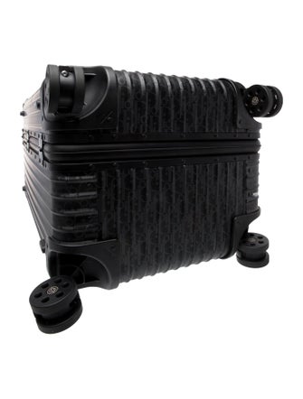 Dior x Rimowa Oblique Aluminum Carry-On Suitcase