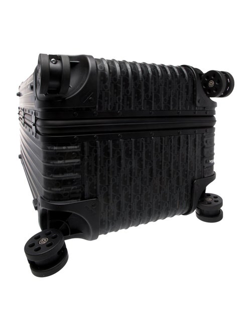 Dior x Rimowa Oblique Aluminum Carry-On Suitcase