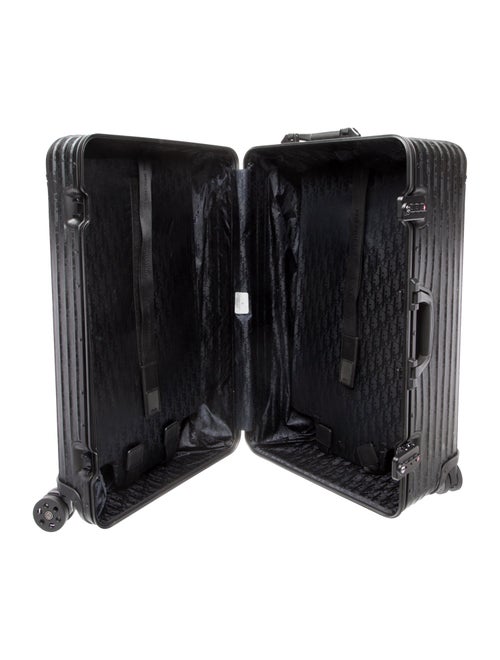 Dior x Rimowa Oblique Aluminum Carry-On Suitcase